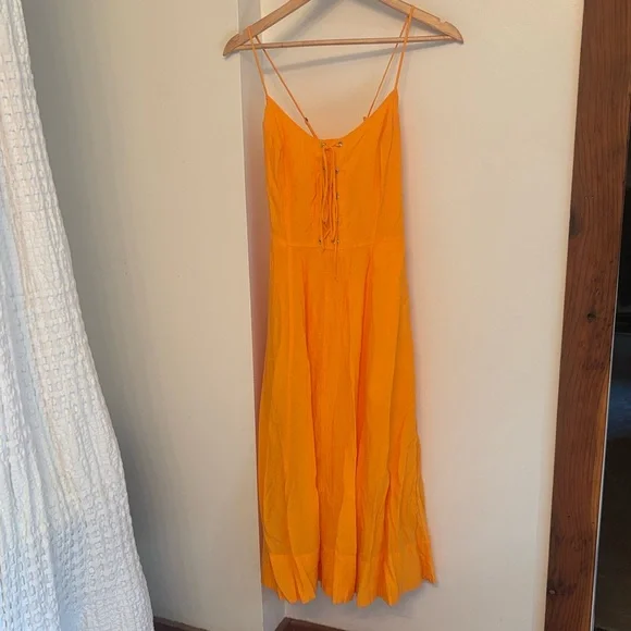 Lace Up Midi Dress by Maeve - Picture 5 of 10